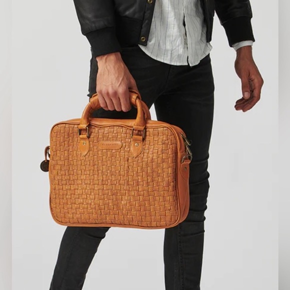 Leather Wanderers Co Bags Wanderers Travel Co Braided Tan Leather